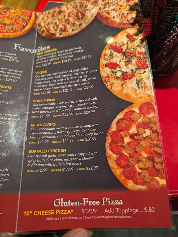 C Stop Pizza Menu image 3